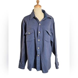 Woolrich Vintage Slate Blue Shirt Jacket Shacket